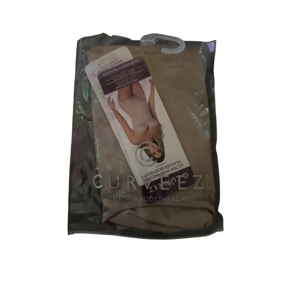 Brand New Curveez Women's L Nude Ultra Shaping Hip Hugger Bodysuit - Picture 8 of 8
